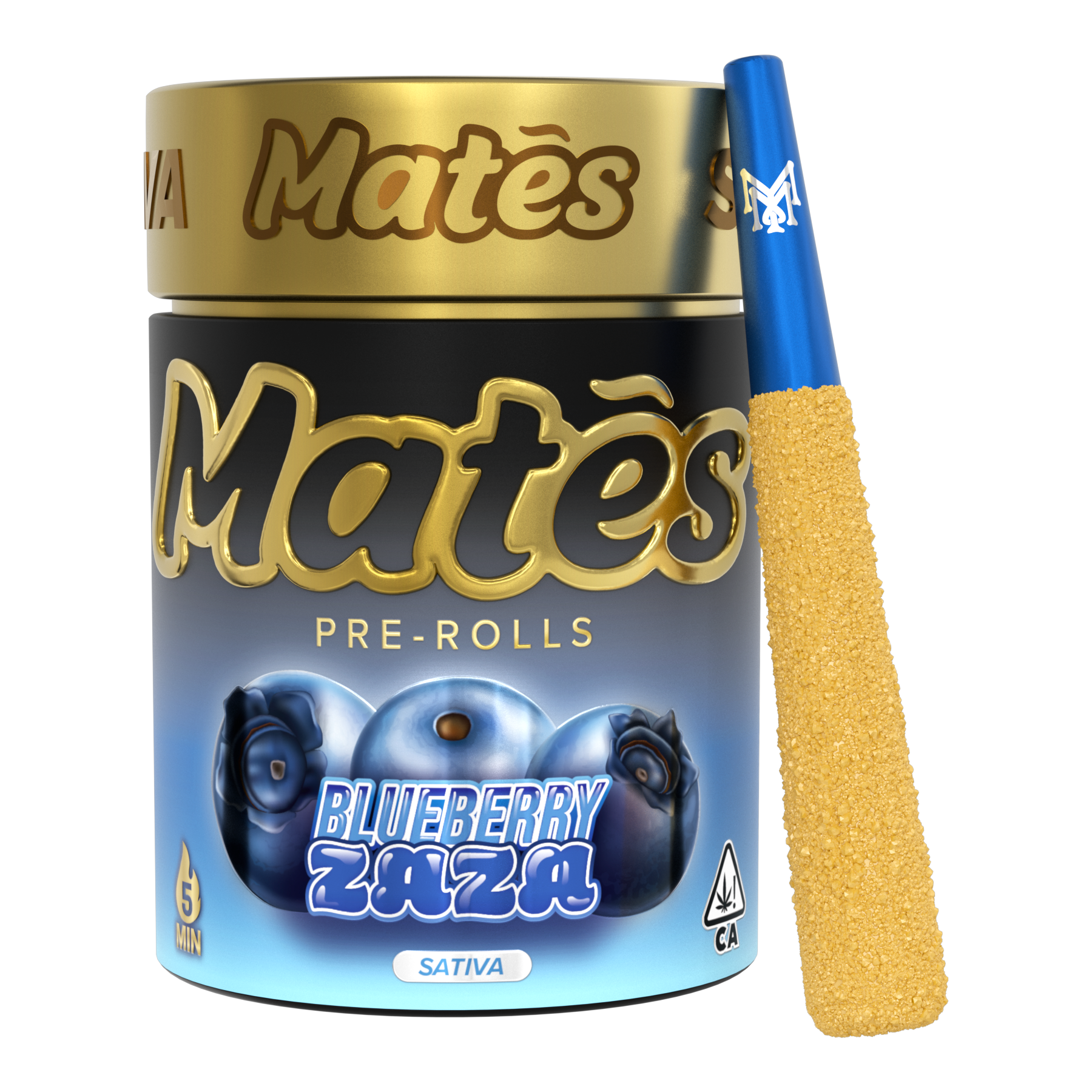 Photograph of product: Muha Meds 5pk Mates | Blueberry ZaZa