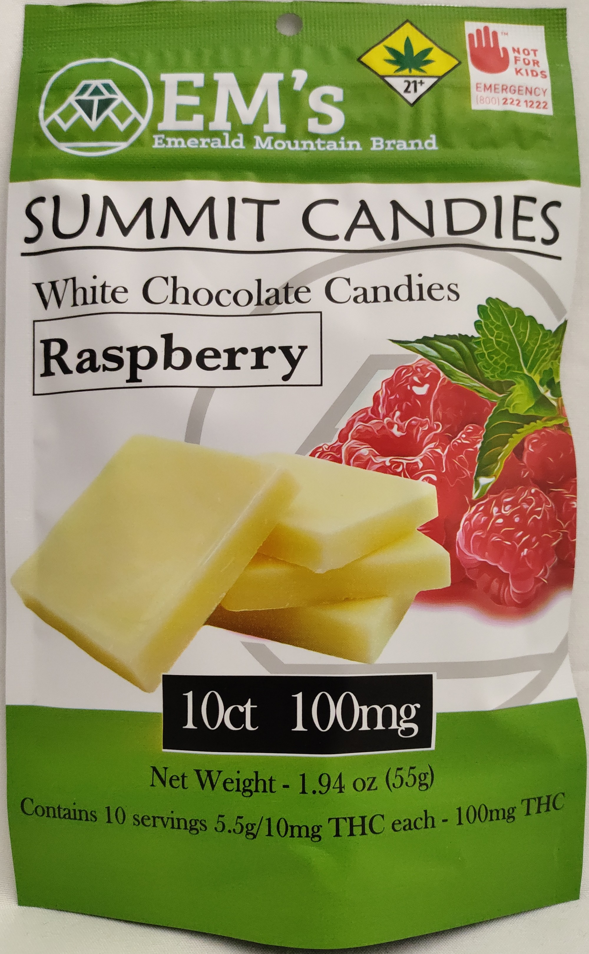 Photograph of product: White Chocolate Raspberry | 10 Pack