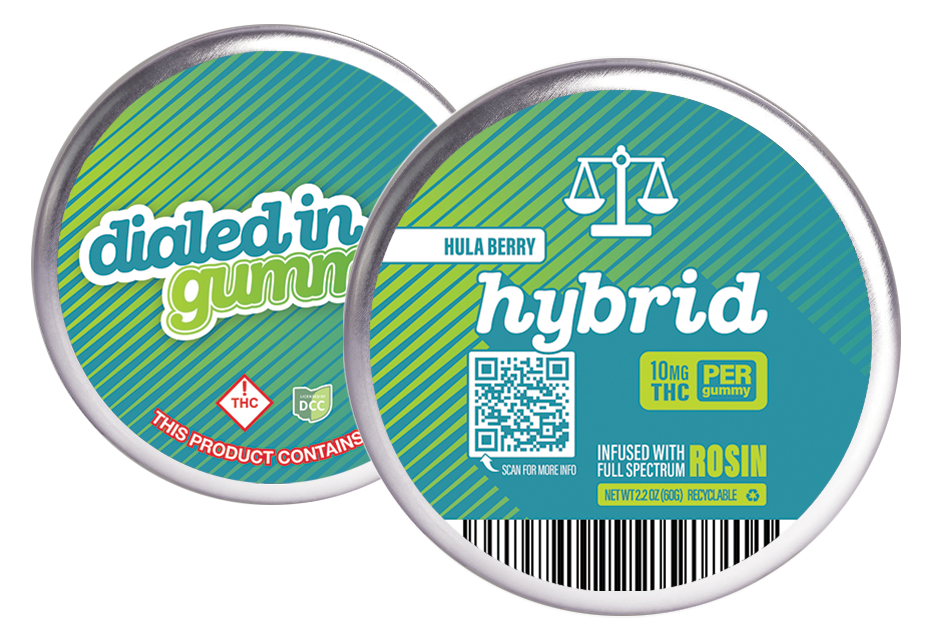 Photograph of product: Hula Berry | Hybrid Rosin Gummies | 100mg