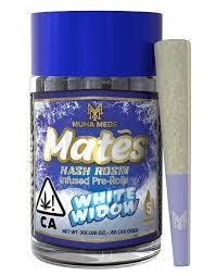 Photograph of product: White Widow | 5pk au chocolat Rosin Infused Pre-rolls