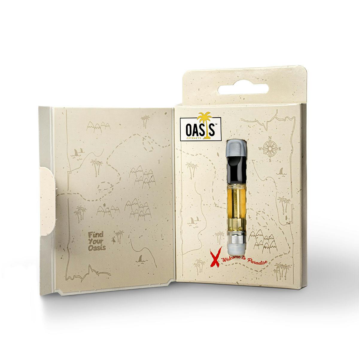Photograph of product: VP - 1g Tropical Trainwreck Vape Cartridge - Oasis