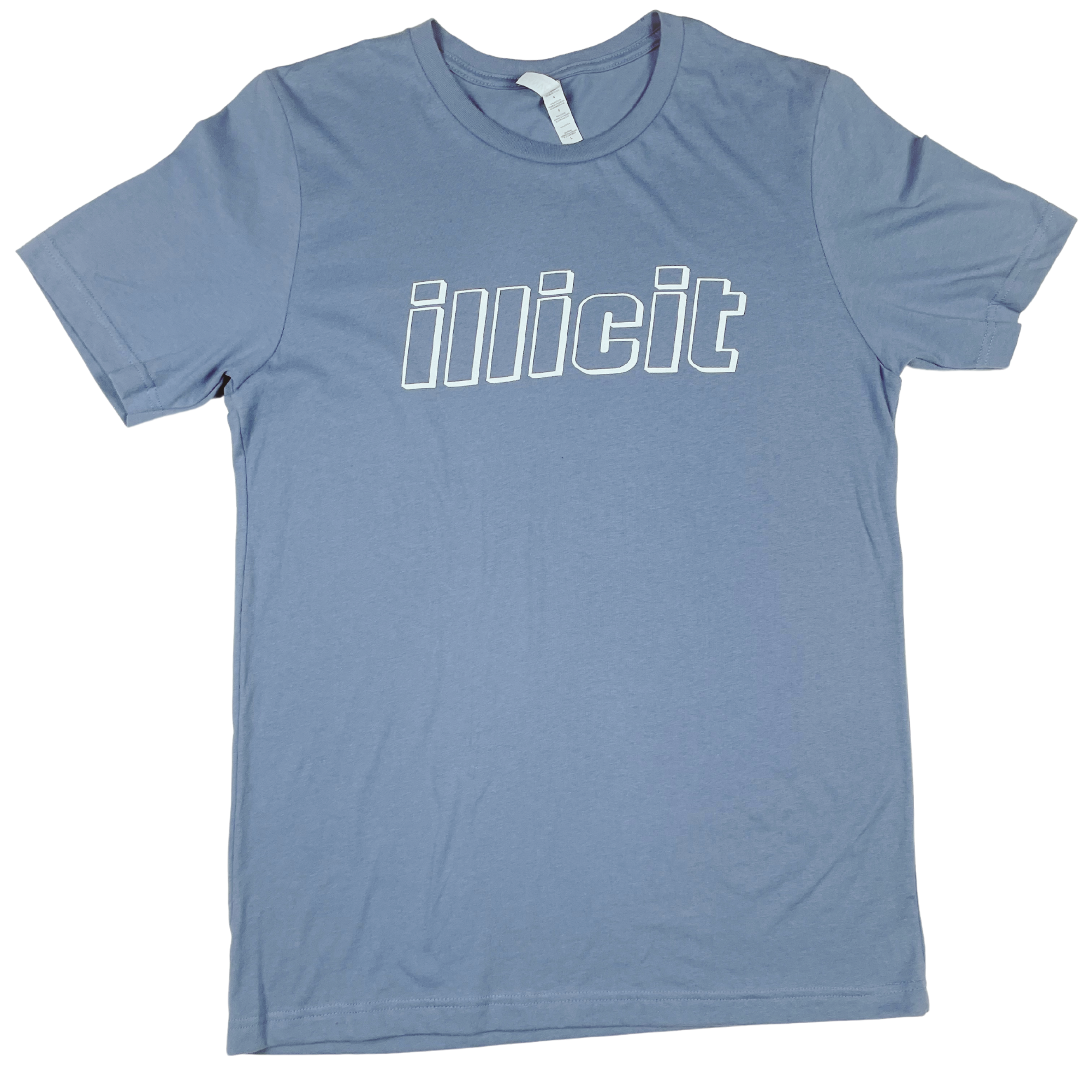 Photograph of product: Illicit T-Shirt | Light Blue
