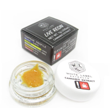 Photograph of product: Live Resin Dabs - Oui'd - 1g - Gastro Pop