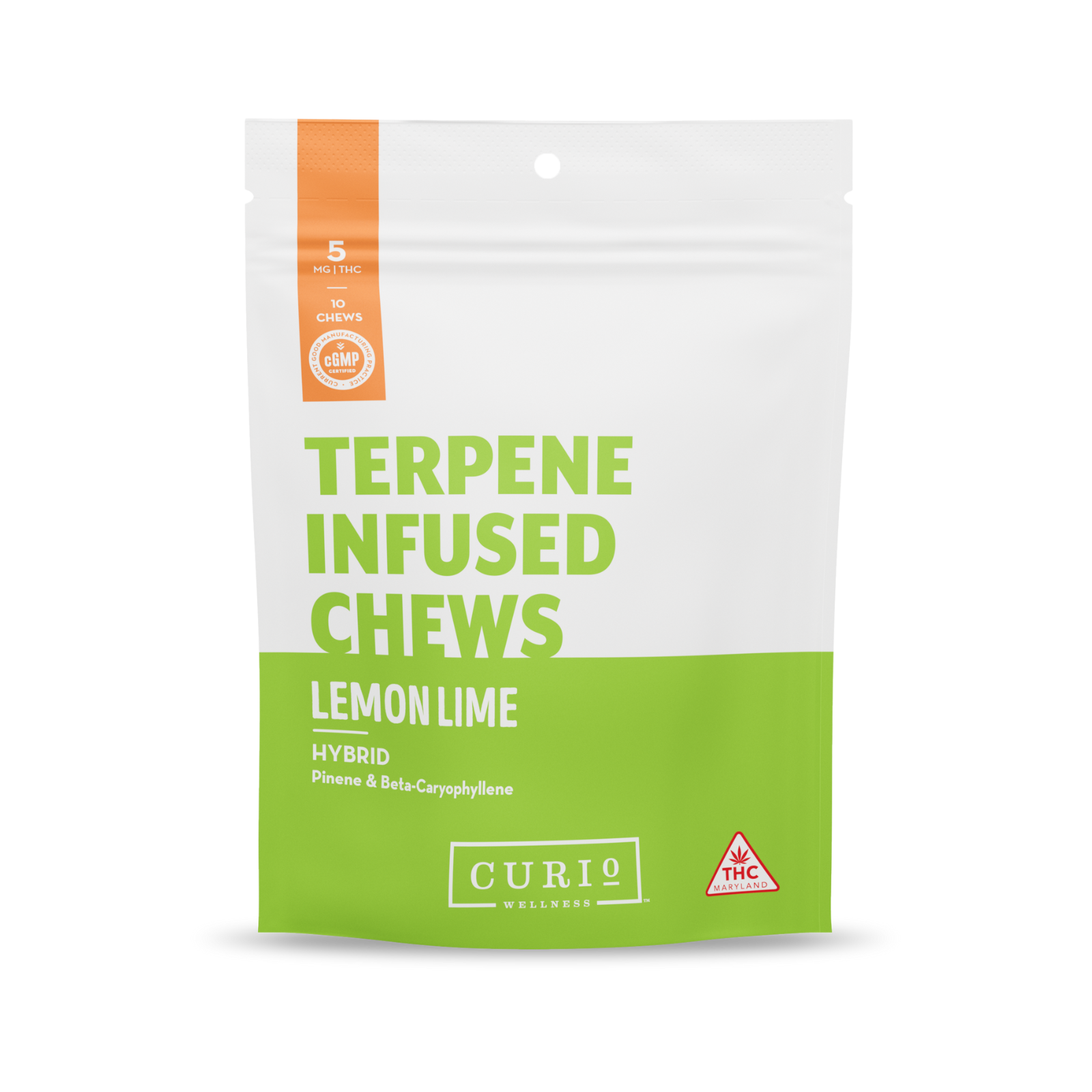 Photograph of Product: Lemon Lime Terpene Infused Chews | 5mg