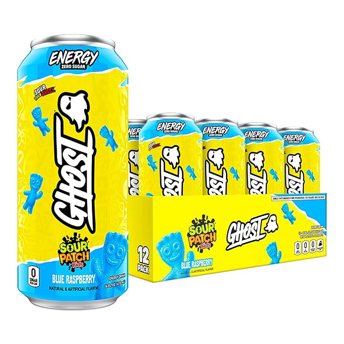 Photograph of product: Ghost Sour Patch Blue Raspberry