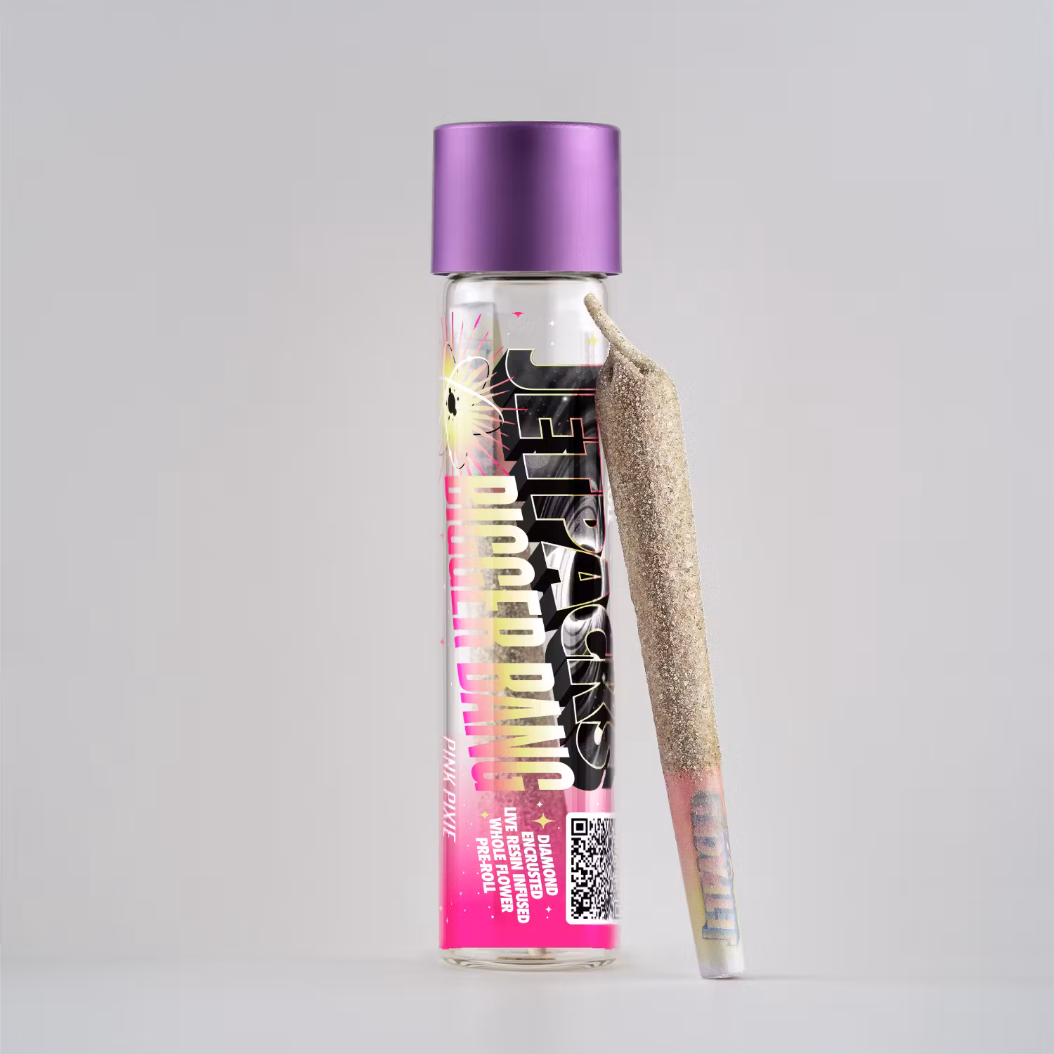 Photograph of product: Jetpacks | Pink Pixie Bigger Bang Infused Pre-roll, 1g