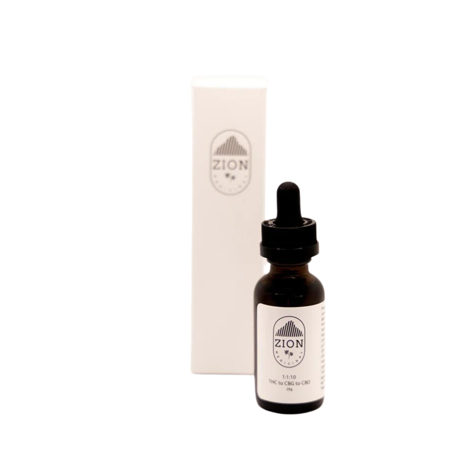 Photograph of product: Natural | Tincture | 1:1:10 TH-oui:CBG:CBD | 29g