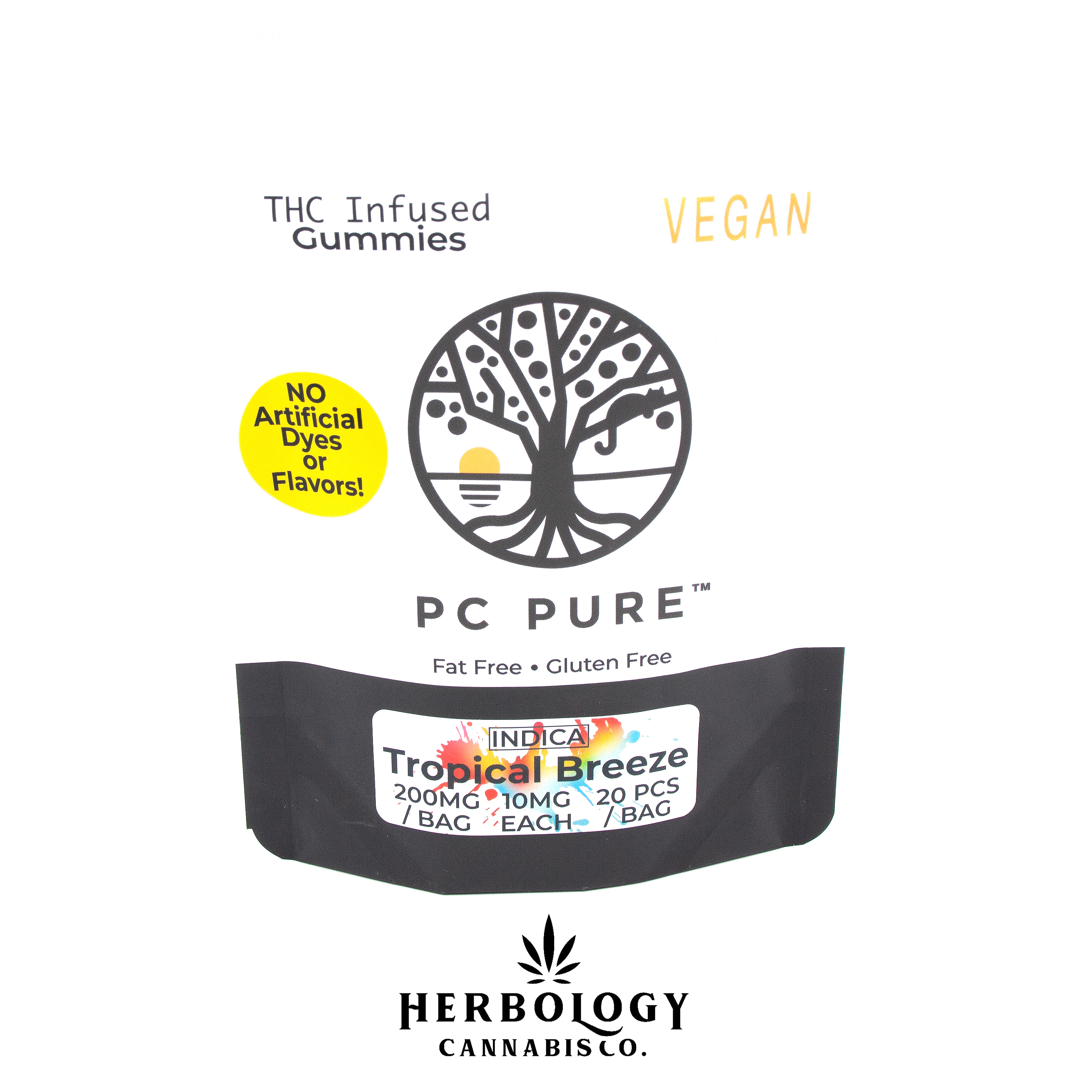 Photograph of product: PC Pure | Gummy | Tropical Breeze | 200mg