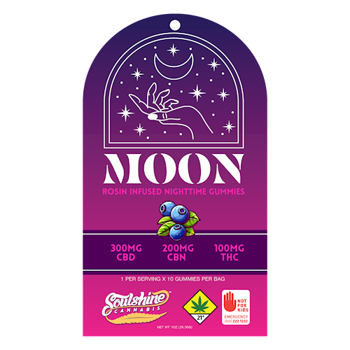 Photograph of product: 3:2:1 Grape Moon Gummies 10-pack  | 600mg (DOH)