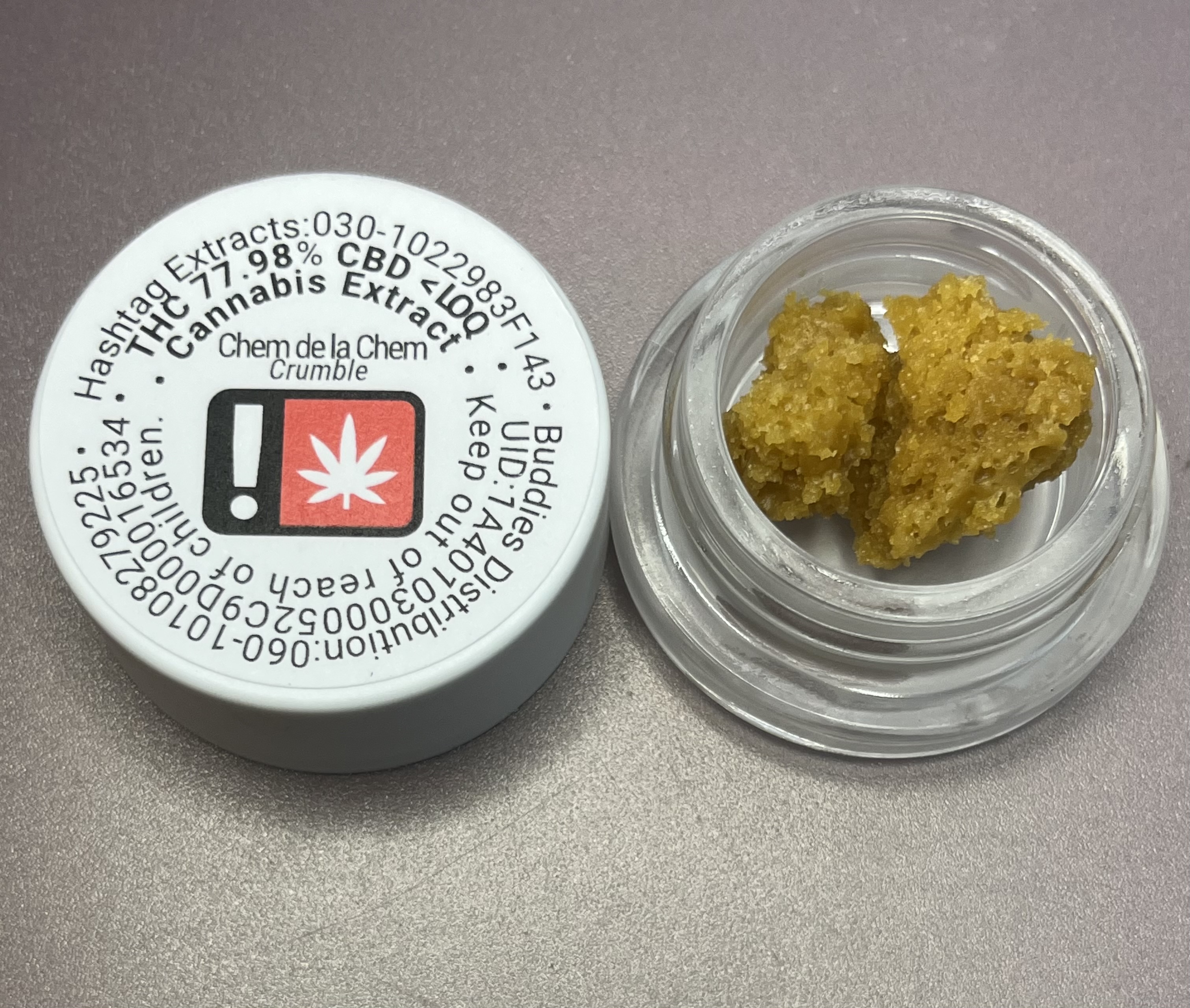 Photograph of product: Chem De La Chem Crumble - Buddies