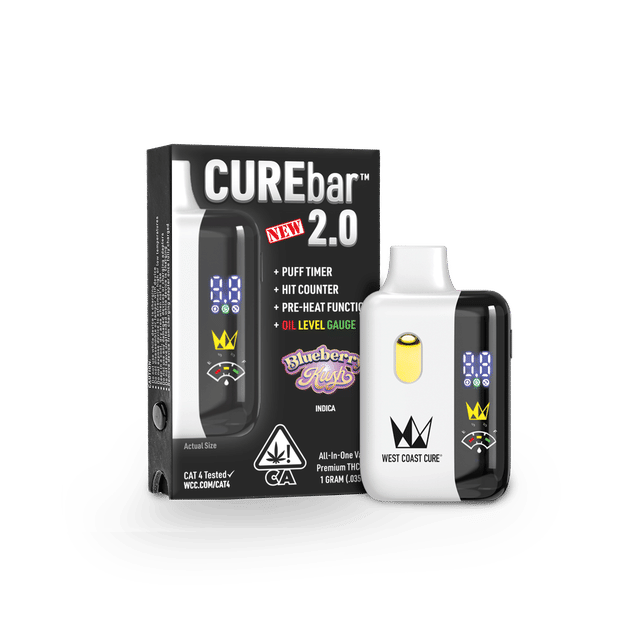 Photograph of product: Blueberry Kush - 1G AIO CUREbar 2.0
