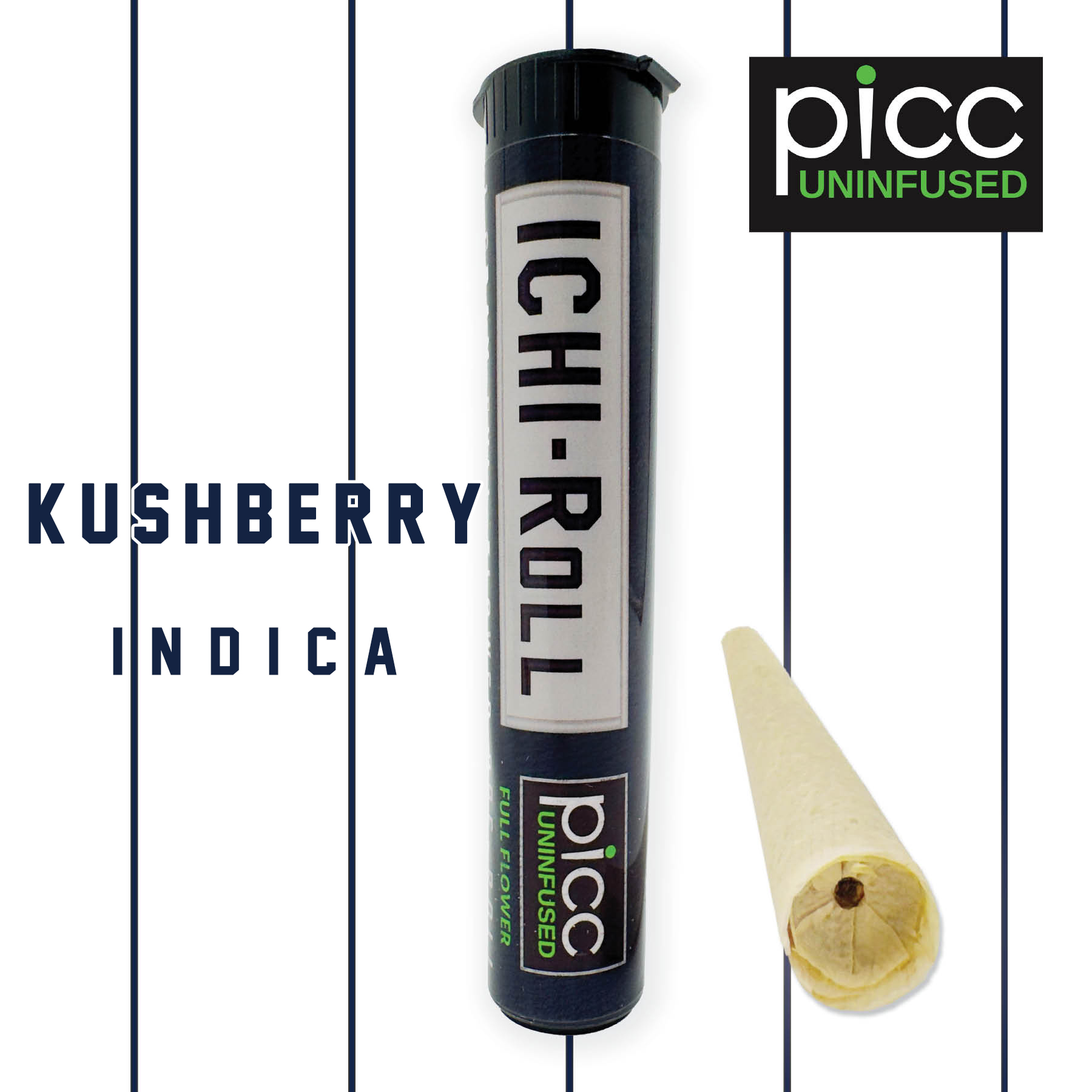 Photograph of product: Kushberry | Ichi Roll Pre-Roll | 1g