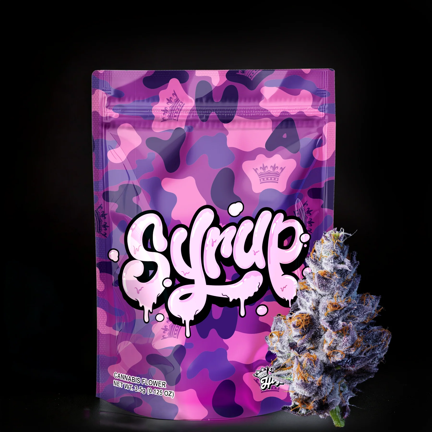 Photograph of product: Flower - Syrup - Rainbow Runtz - 3.5g