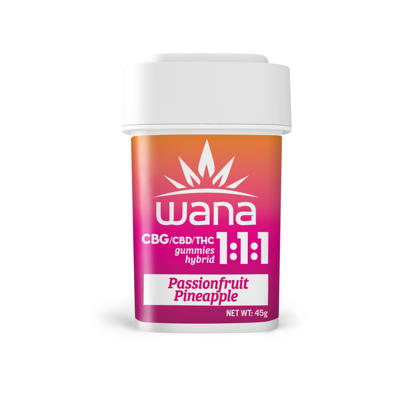 Photograph of product: 100mg Classic Gummies | Passionfruit Pineapple 1:1:1