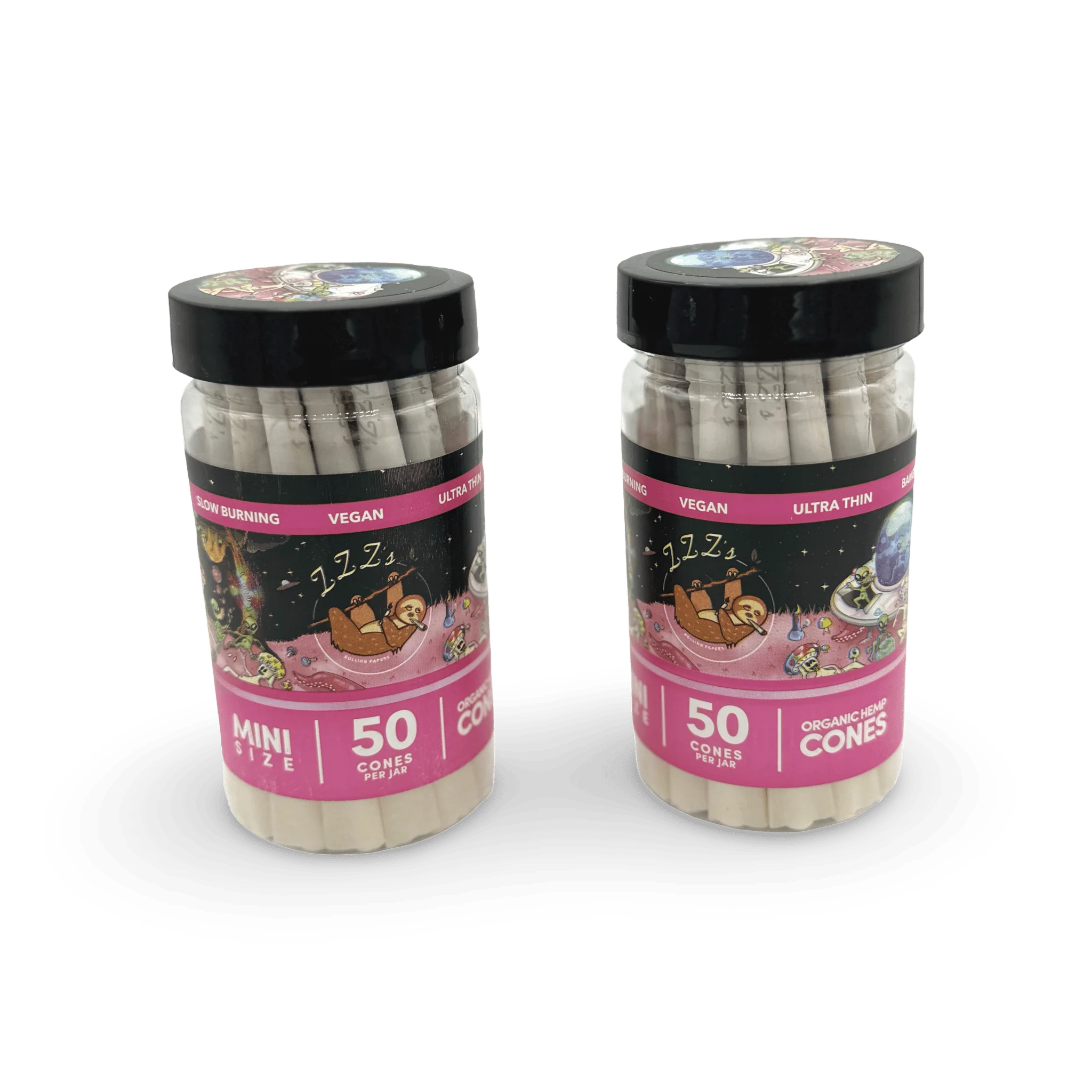 Photograph of product: "Intergalactic Trip" - Mini Cones 50pk Jar