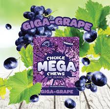 Photograph of product: Choice Mega Chews - Giga-Grape 200mg (Oui'd)