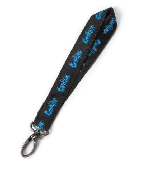 Photograph of product: Cookies - Original Mint 6.5" Small - Lanyard - Black/Blue