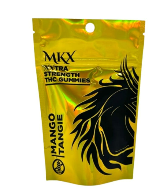 Photograph of product: MKX - Mango Tangie Gummies 200mg