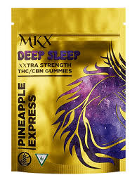 Photograph of product: MKX | Deep Sleep | Pineapple Express | 200mg TH-oui | 50mg CBN | Gummies