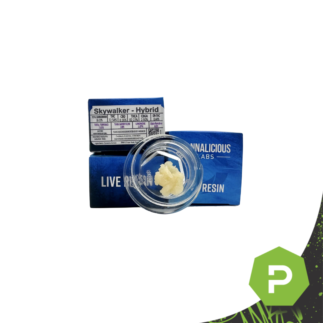 Photograph of product: Cannalicious Live Resin | Skywalker OG