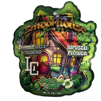 Photograph of product: SmoorHouse Bad Apple Candy Bubble au chocolat+Diamond Infused Flower 3.5g