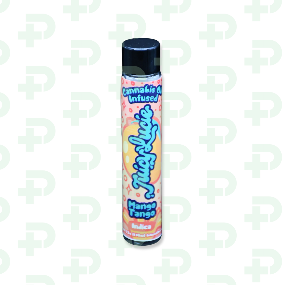 Photograph of product: Juicy Lucie Infused Preroll - Mango Tango