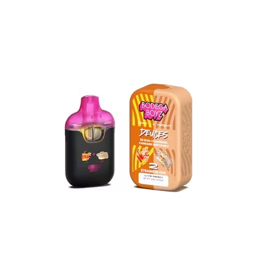 Photograph of product: Bodega Boyz | Deuces | OJ Hi-C x Vanilla Creme Brulee | AIO Oui'd x Oui'd