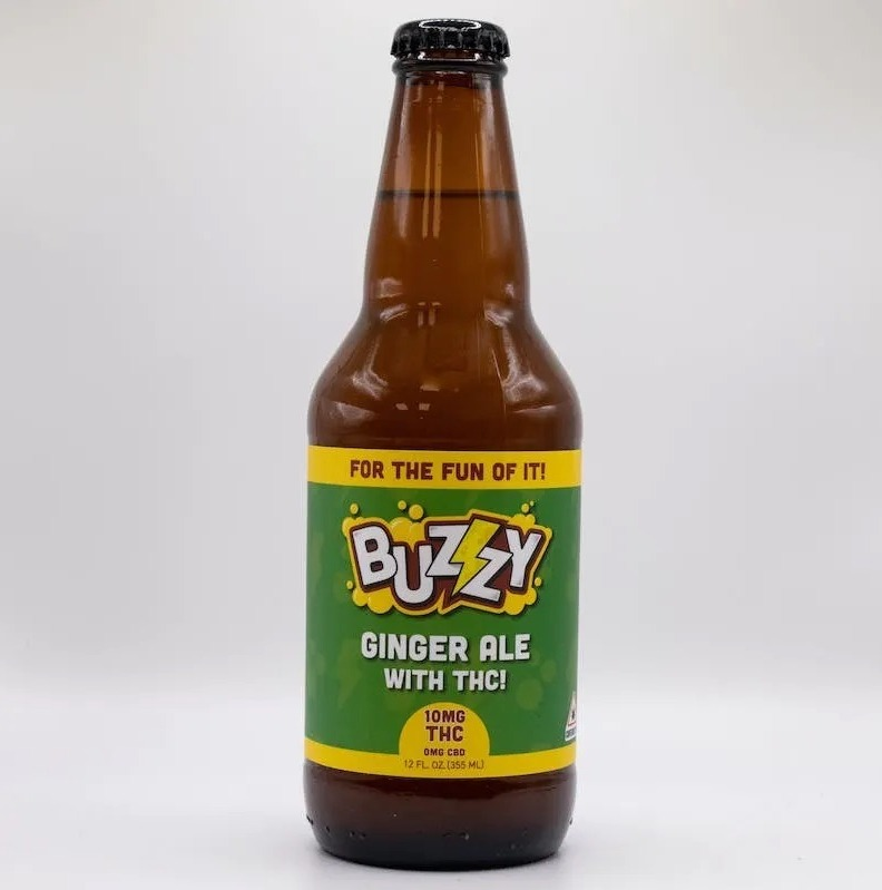Photograph of product: Buzzy Ginger Ale 10mg