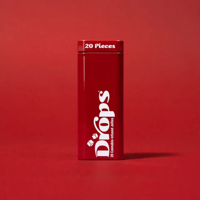 Photograph of product: Cranberry (Focused Energy) 1:1:1:1 TH-oui:CBD:CBC:CBG 20-Piece 100mg - 20-Piece