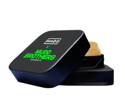 Photograph of product: Haze X Mudd Brothers | Zero Chill (H) Live Rosin Badder | .5g