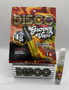 Photograph of product: Disco | Groovy Vape Cart Agent Orange | Oui'd