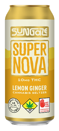 Photograph of product: Sungaze - Supernova Lemon Ginger 2pk Seltzer