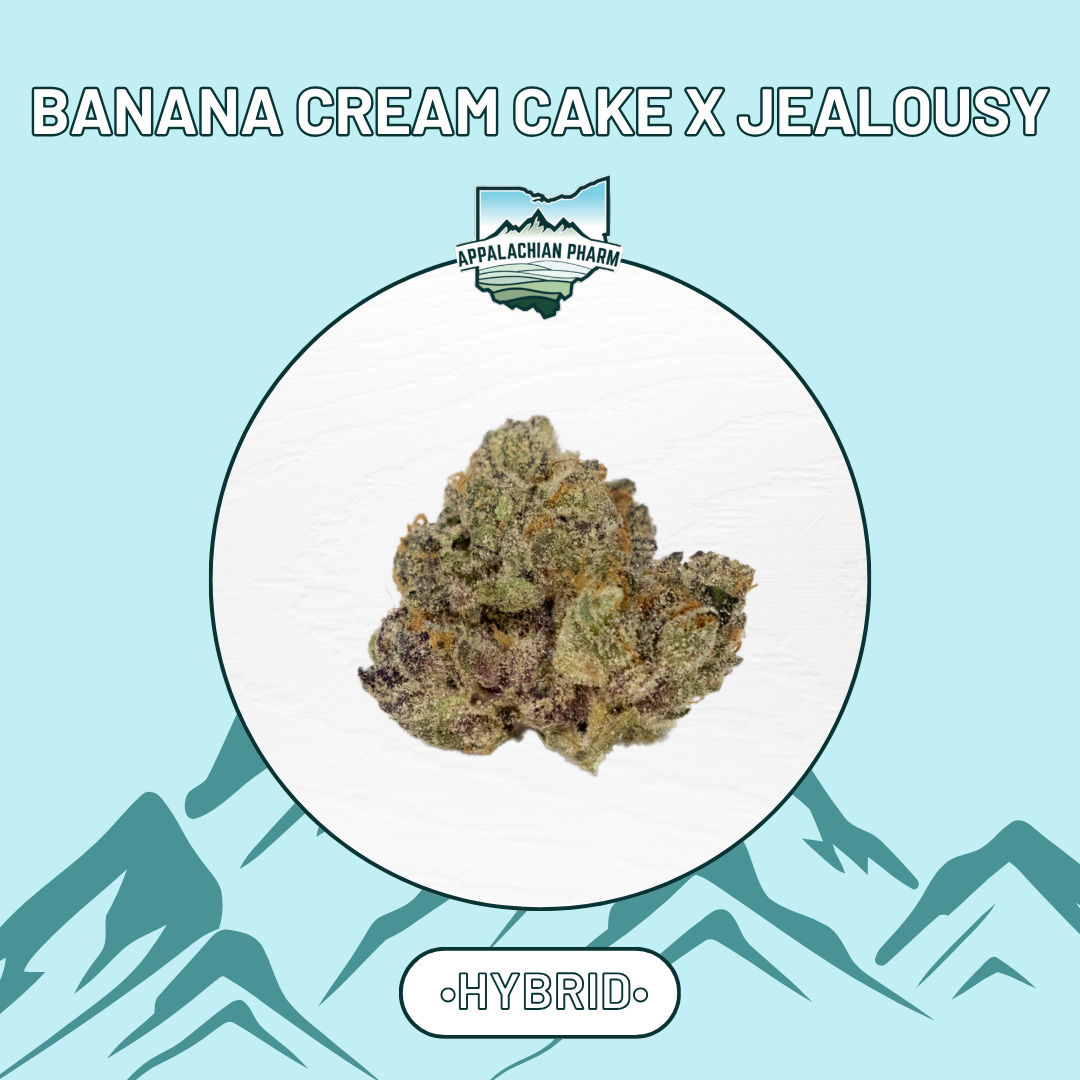 Photograph of product: Appalachian Pharm - Banana Cream Cake x Jealousy (H) - 14.15g