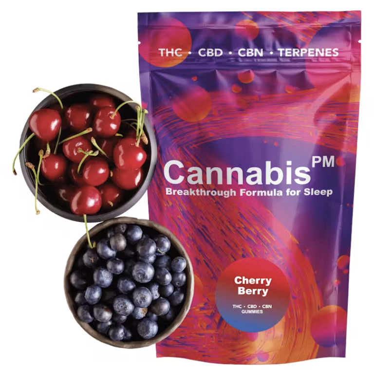Photograph of product: Oui'd PM | Cherry Berry | 50MG TH-oui:50MG CBD:50MG CBN Gummies