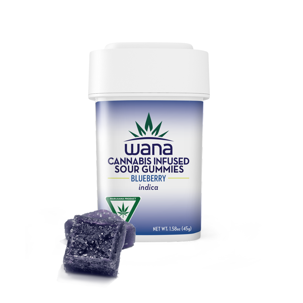 Photograph of product: Blueberry - Indica [20 pack] (200mg THC)
