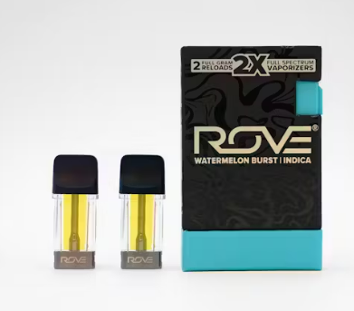 Photograph of product: 2 PACK 1g PODS - Watermelon Burst 1g Live Resin Vaporizer - 2x RELOAD PODS (2g total)