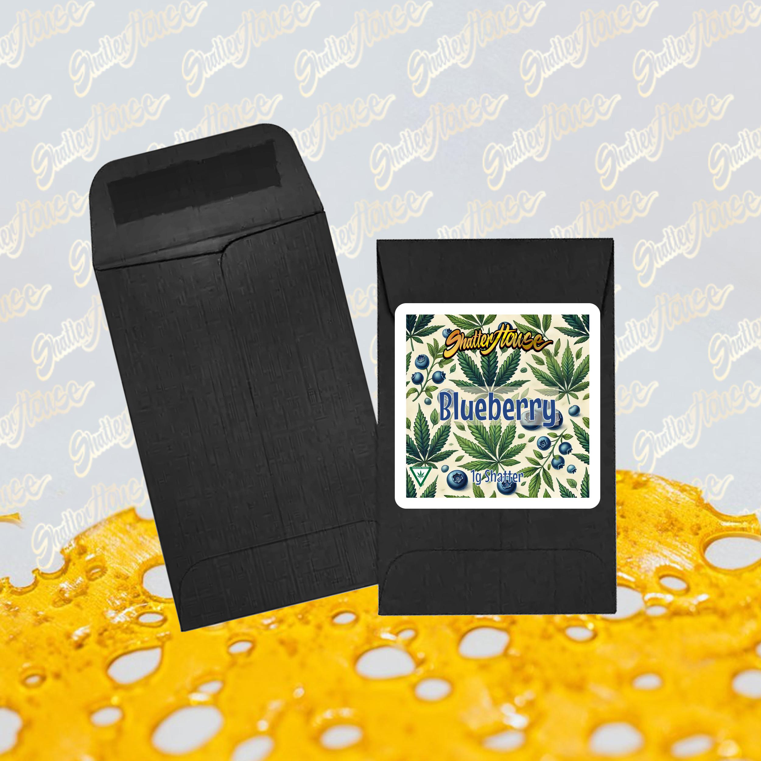 Photograph of product: 1g Shatter - Blueberry - Oui'd