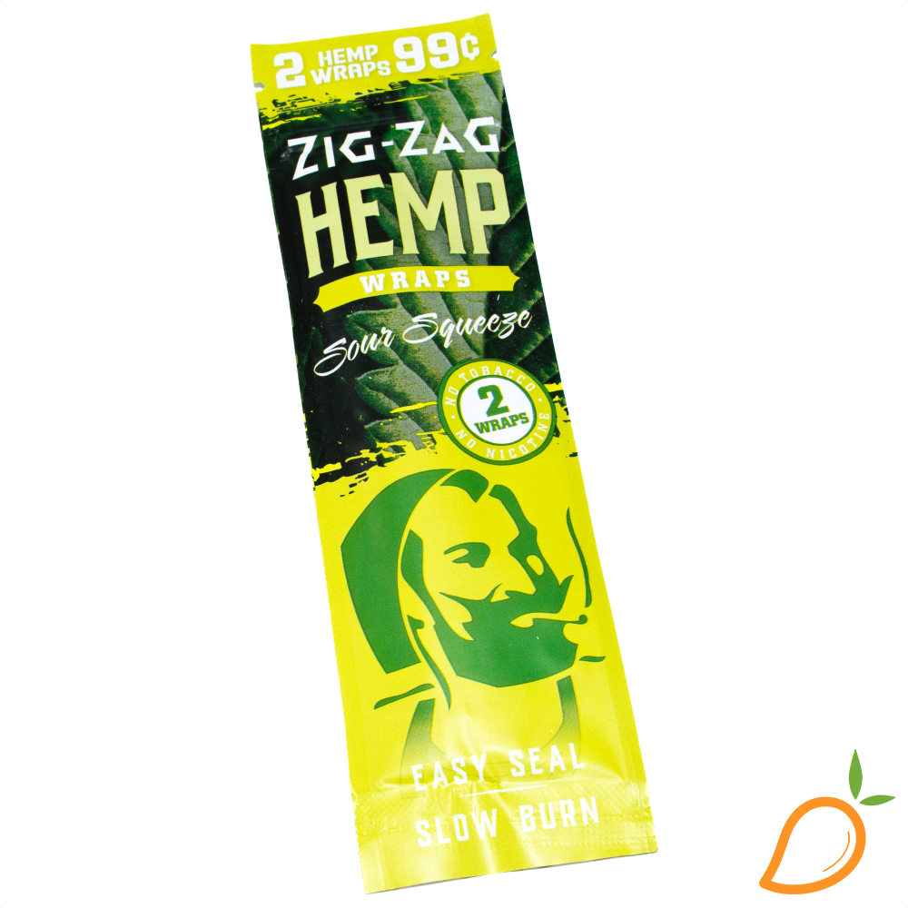 Photograph of product: 2pk Sour Squeeze Hemp Wraps Zig Zag