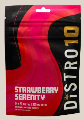 Photograph of product: Distro 10 - Strawberry Serenity - 200mg