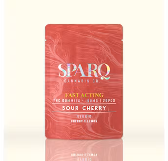Photograph of product: Sour Cherry Fast Acting Gummies | 20pk
