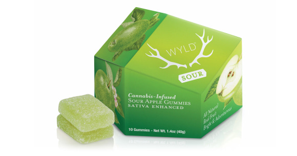 Photograph of product: Wyld - Gummies - Strawberry - 100mg (Hybrid)