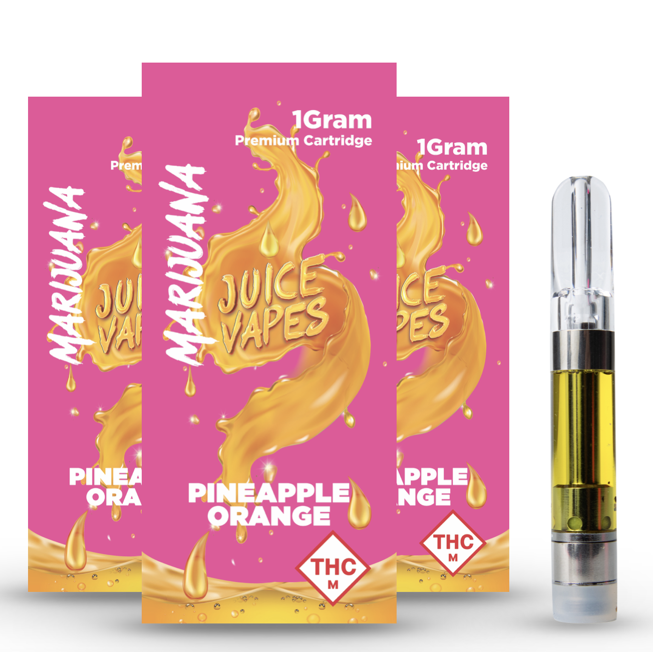 Photograph of product: Juice Vape - Cartridge Pineapple Orange - 1g