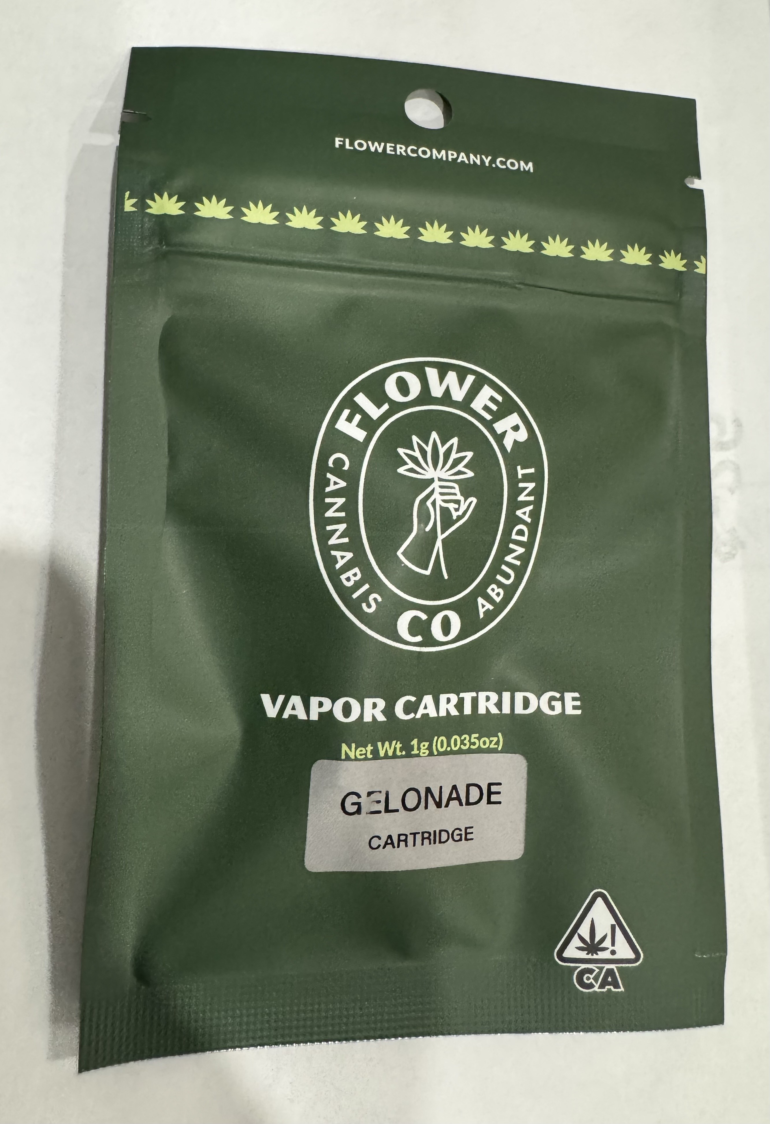 Photograph of product: GELONADE 1G  CARTRIDGE - 1 G