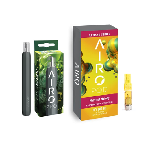 Photograph of product: Airo Brands | Mystical Melody | Artisan Series AiroPod Cartridge 1g W/ AiroPod Battery (While Supplies Last)
