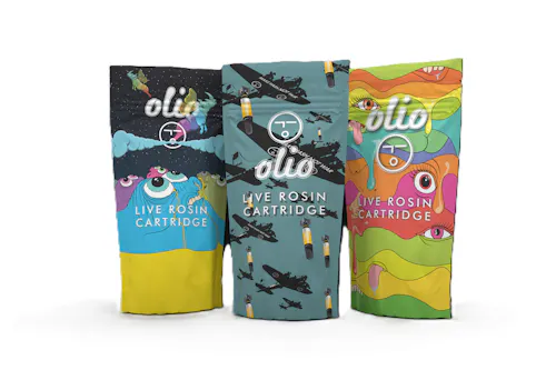 Photograph of product: Olio Live Rosin 510 Cartridge - Gas Tanker