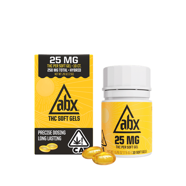 Photograph of product: 25mg THC | 10ct Soft Gels - 