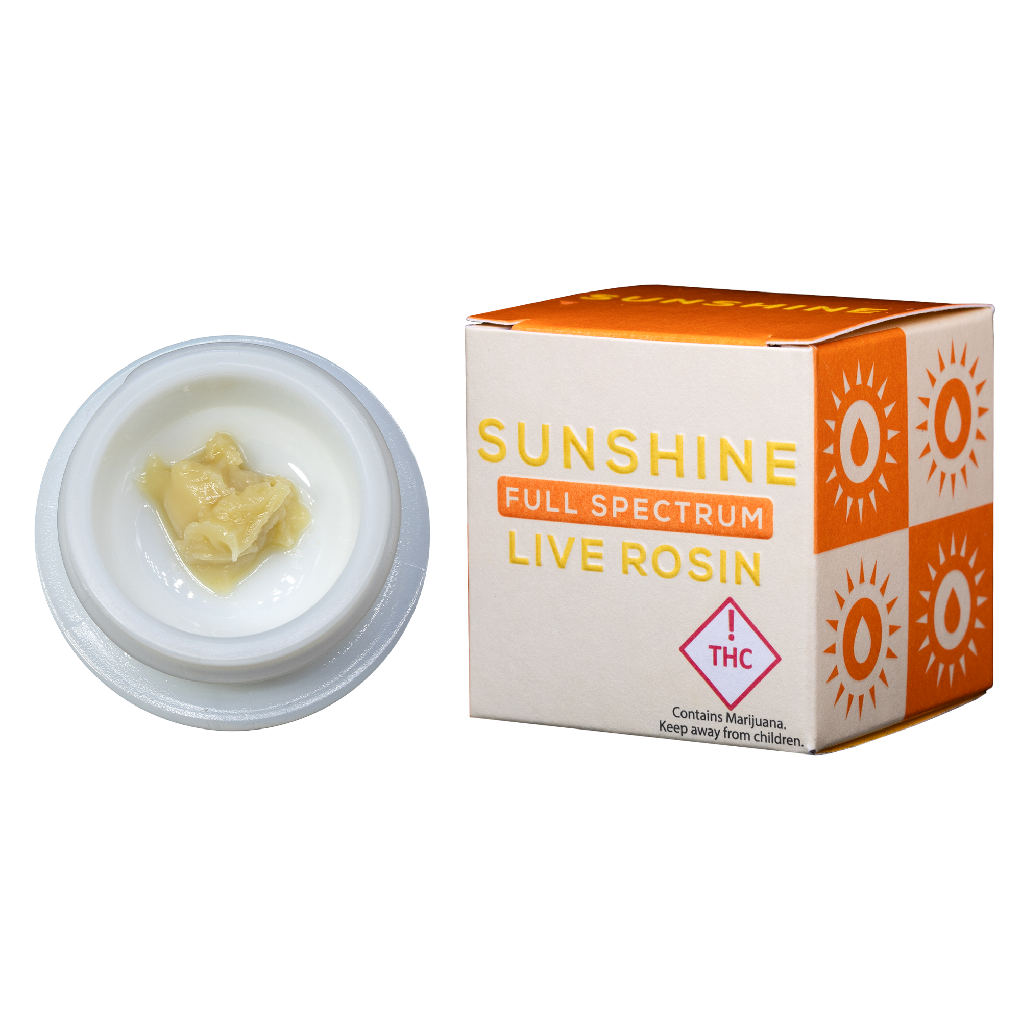 Photograph of product: Garlic Drip Full Spectrum Cold Cure Rosin by Sunshine Extracts
