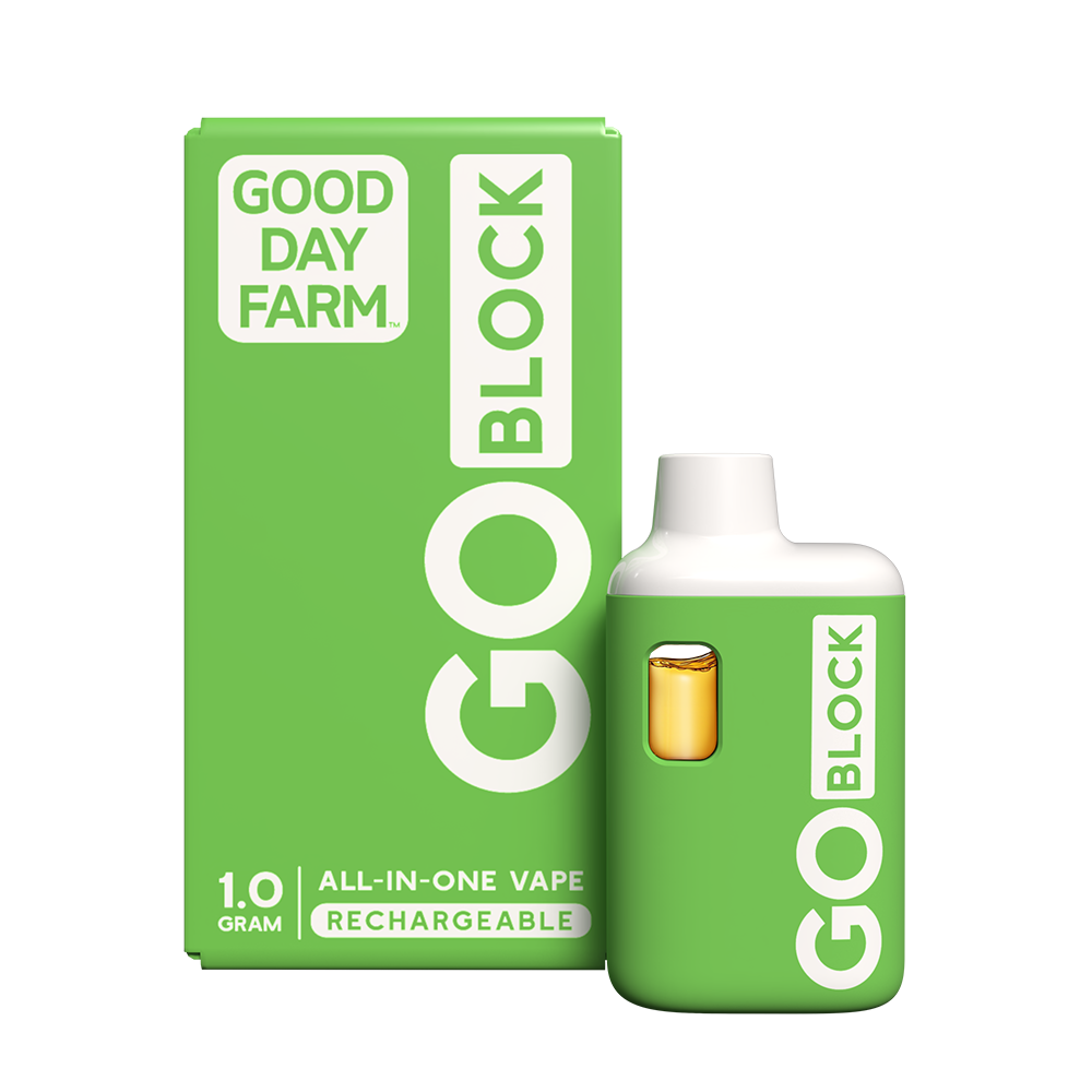Photograph of Product: GDF: GO Block Vape | Wild Watermelon | All-In-One | 1g