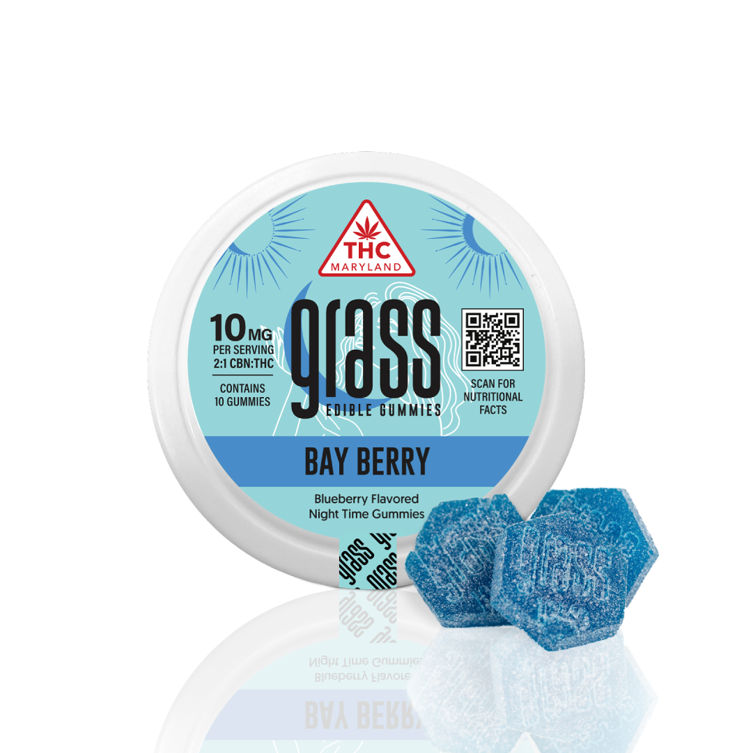 Photograph of product: Bay Berry Gummies 2:1 CBN:TH-oui | 10 x 10mg