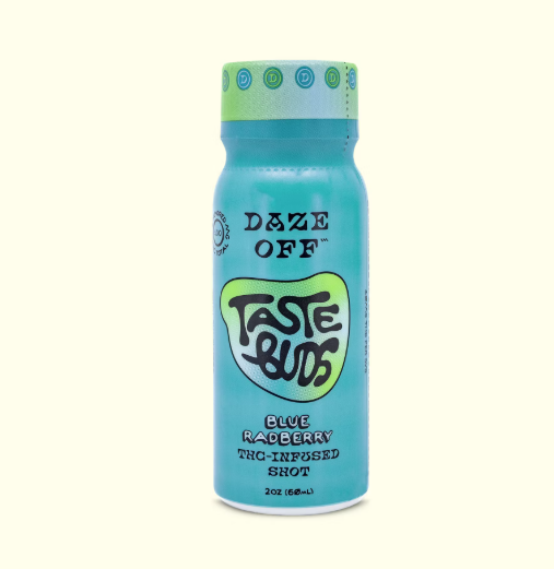 Photograph of product: Beverage - Taste Buds Shots - Blue Radberry - 100mg 2oz